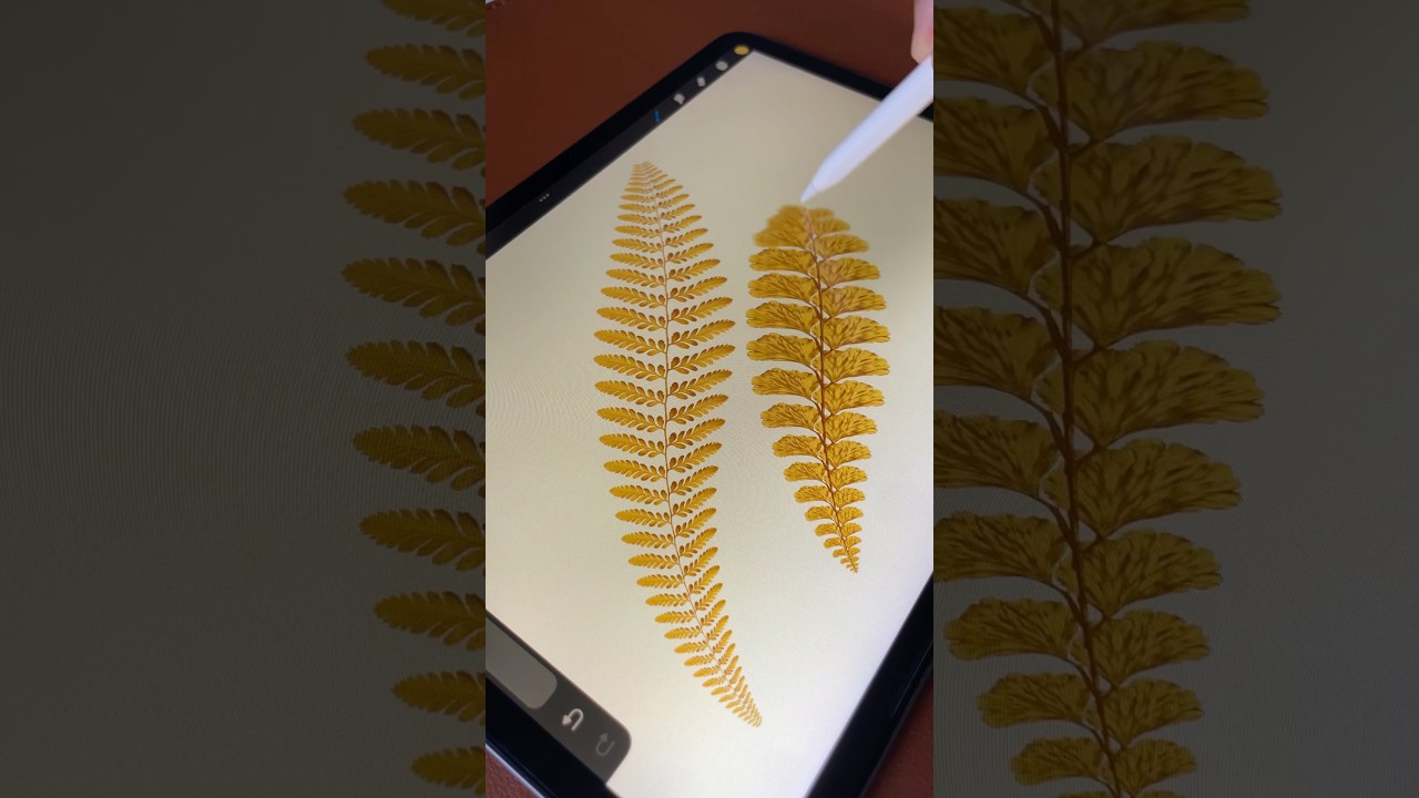 Fern Brushes for Procreate #etsy #procreatebrushes #printdesign