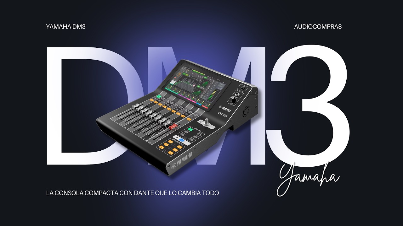 Yamaha DM3: la consola digital compacta que sorprende!!