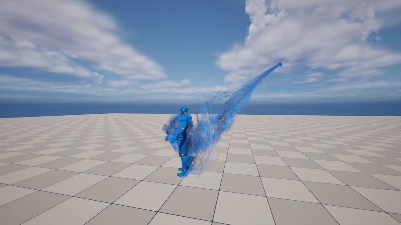 UE5 Niagara Absorb Mesh VFX — Учебное пособие