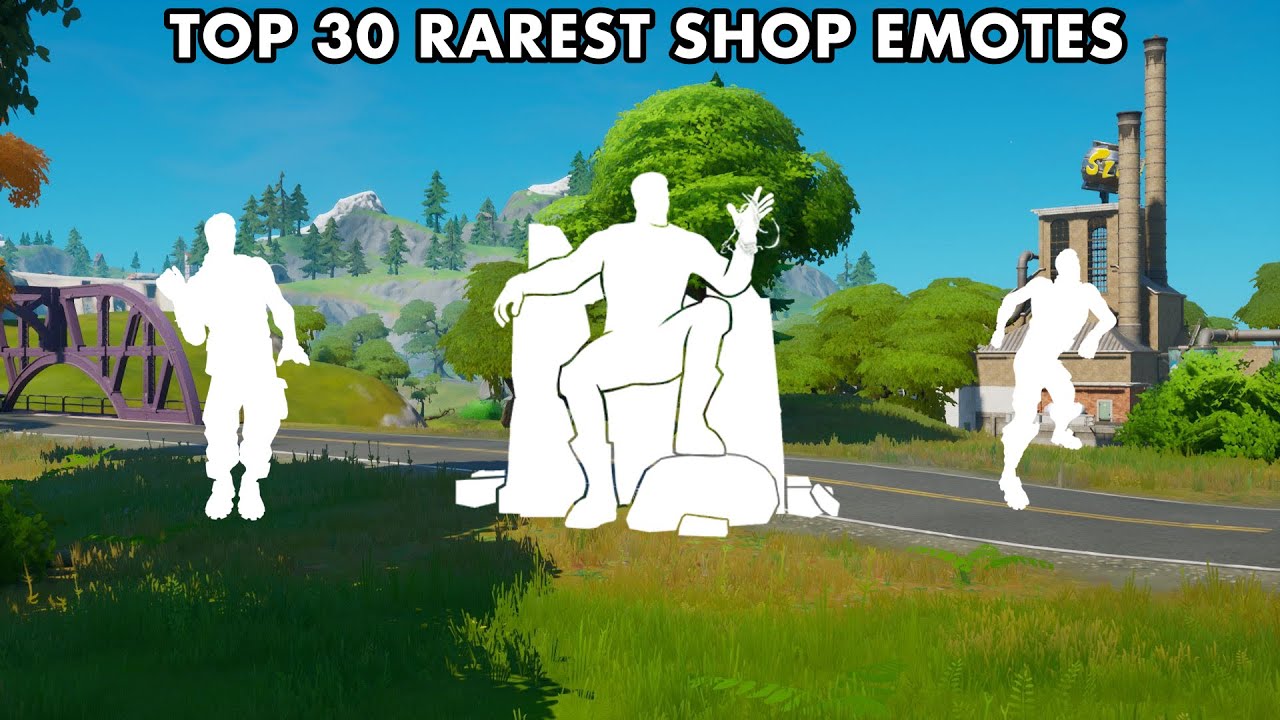 TOP 30 RAREST EMOTES IN FORTNITE (November)