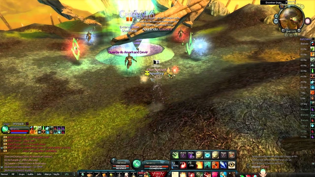 NeverCry - PVP Atirador 90 Aika br Server Arcan Rifle +12
