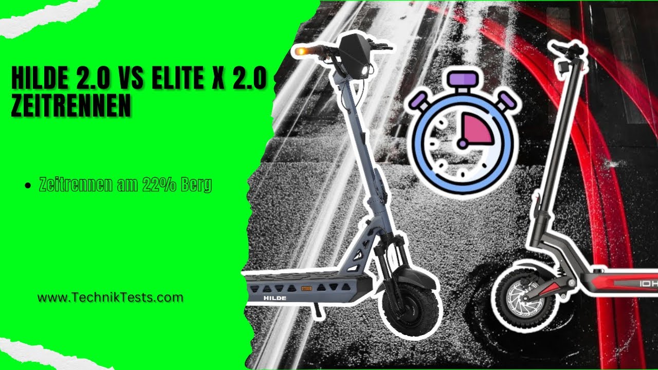 Trittbrett Hilde 2.0 vs Io Hawk Elite X 2.0 Zeitrennen am 22% Berg