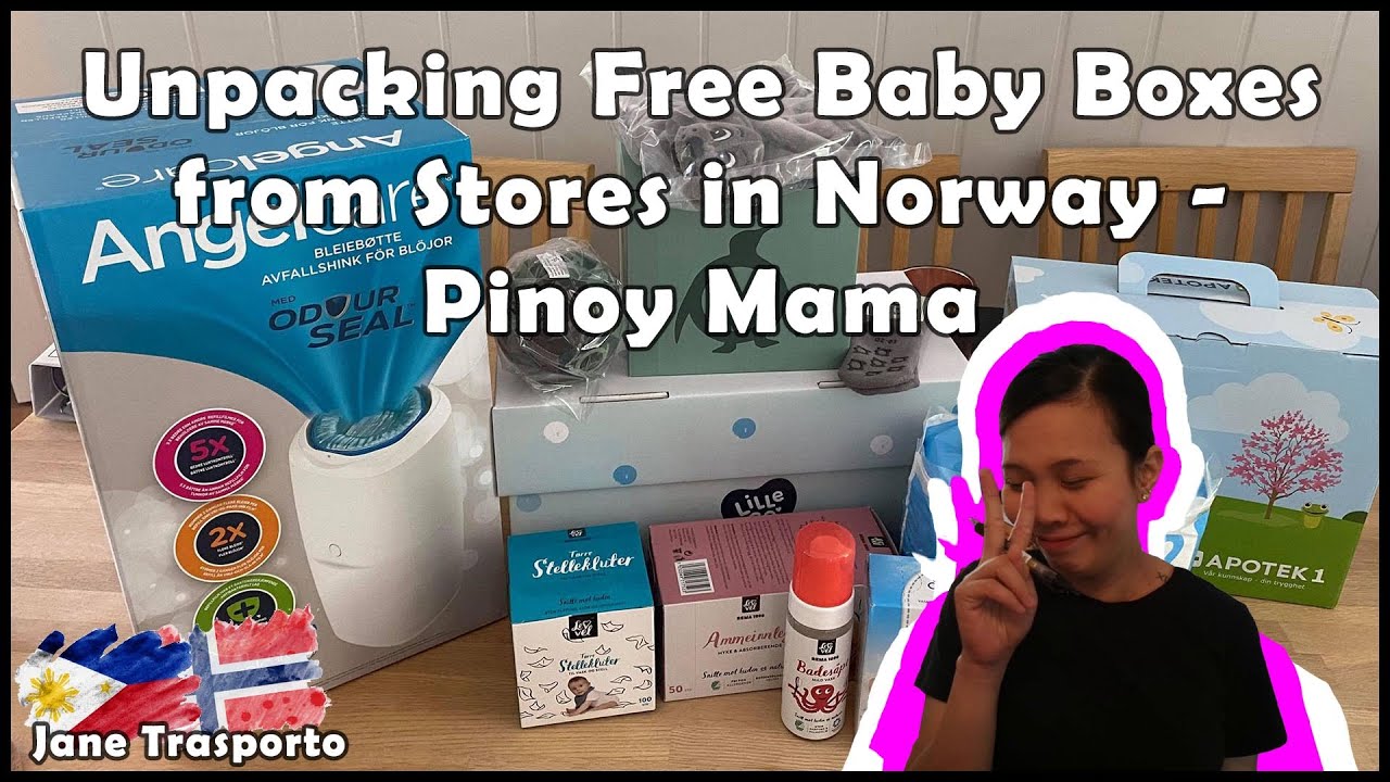Unpacking Free Baby Boxes from Stores in Norway - Pinoy Mama