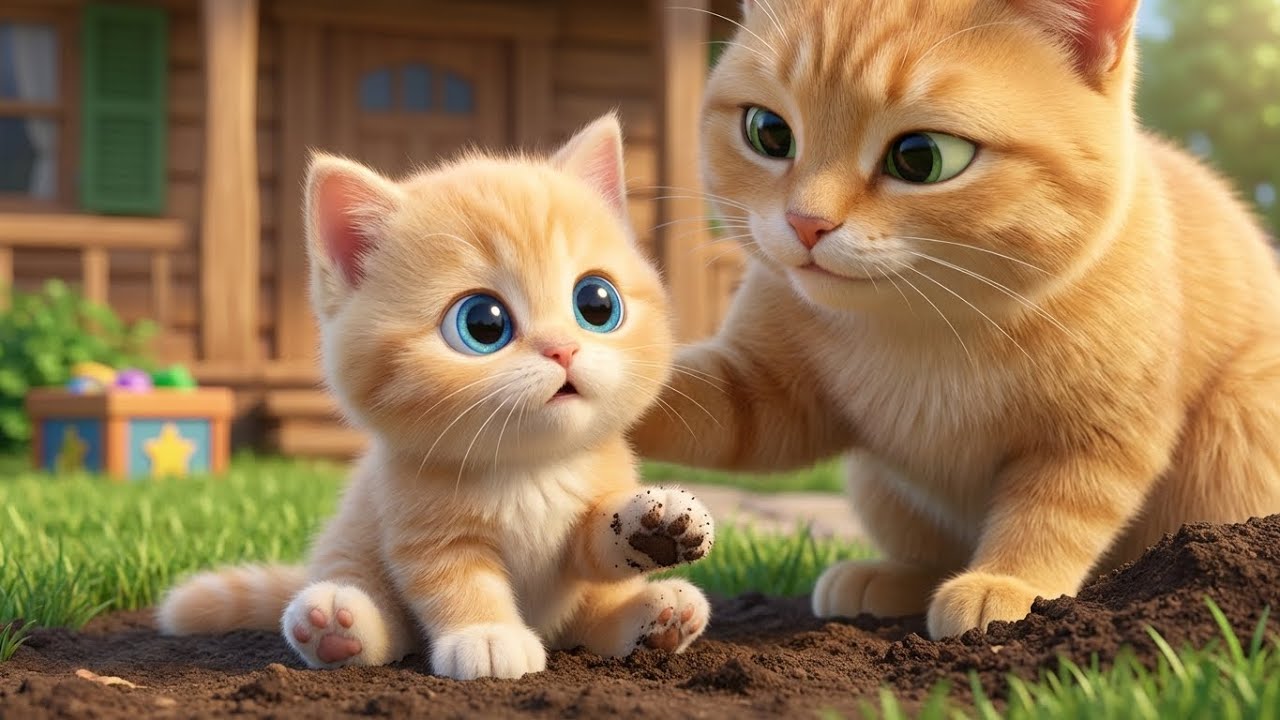 Cute Kitten & Mama Cat Stories 🐱 | Meow Kids Cartoon | Safe & Sweet Cat Family