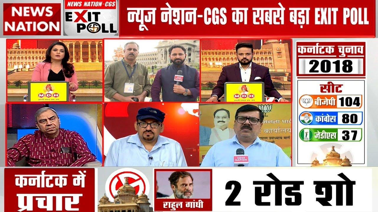 Karnataka Exit Polls LIVE: कर्नाटक चुनाव पर सबसे सटीक EXIT Poll | Karnataka Election Live Updates