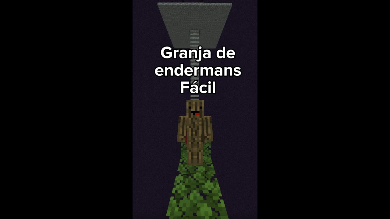 GRANJA de ENDERMANS y EXPERIENCIA muy FACIL en MINECRAFT