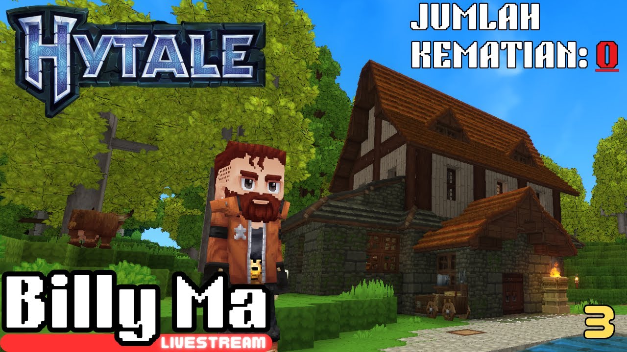 Mulai Ketagihan Main Game Ini... (LIVESTREAM) - Hytale Indonesia #3