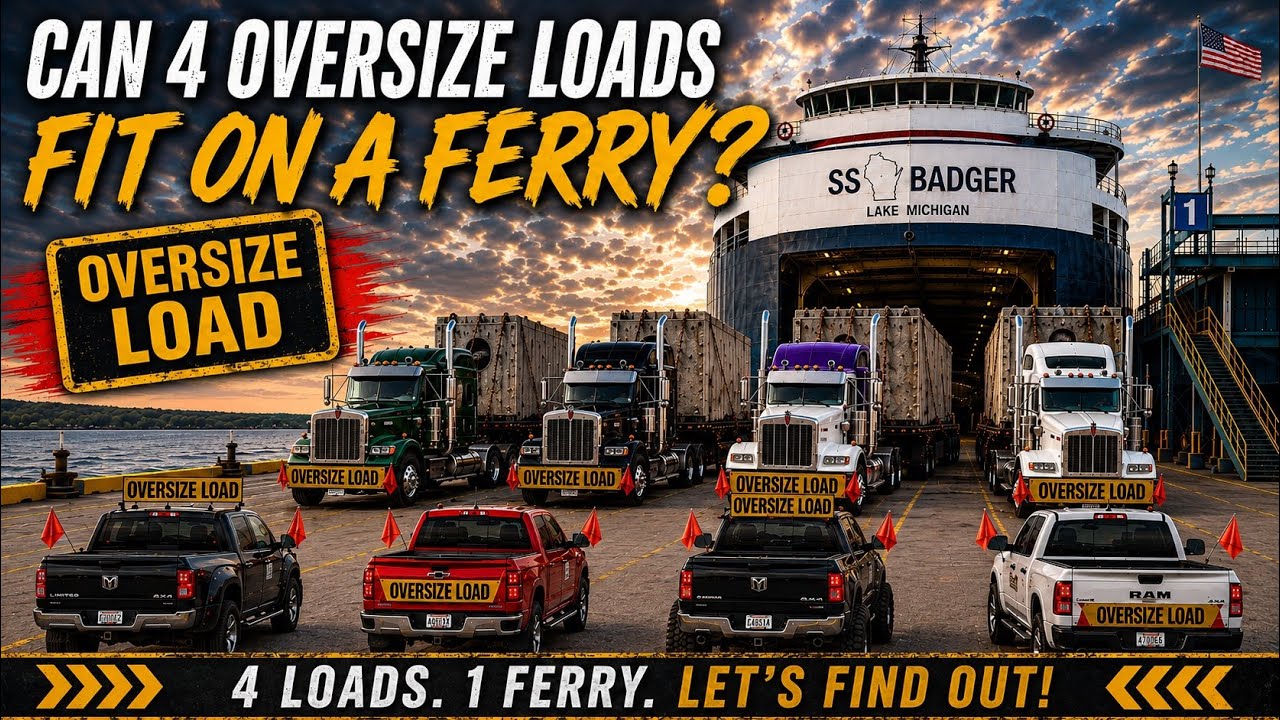 Can 4 Oversize Loads Fit on the Ferry? | Wisconsin to Michigan