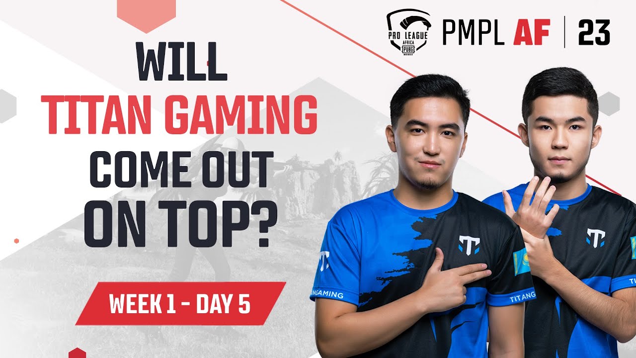 [EN] 2023 PMPL Africa  W1D5  | Spring | PUBG MOBILE Pro League