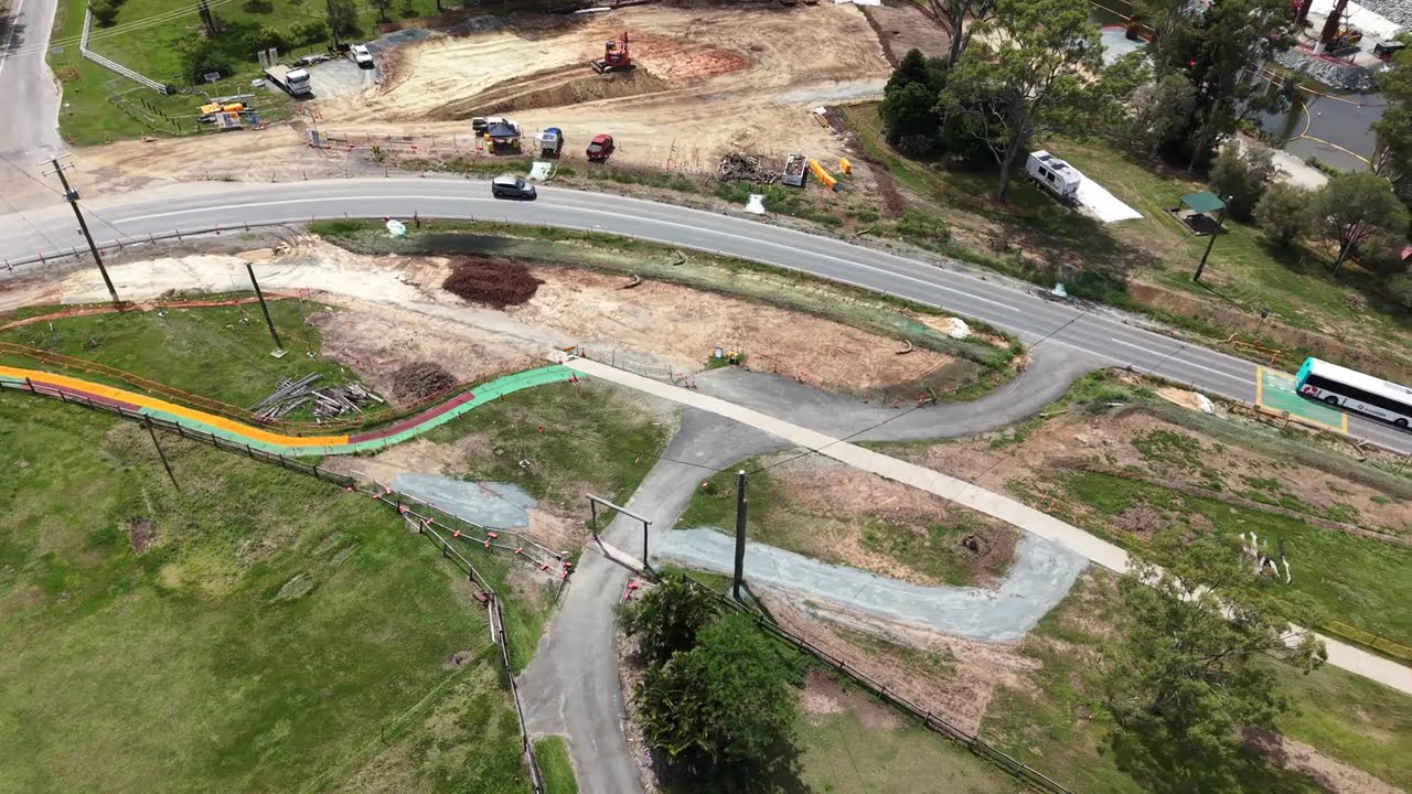 Youngs Crossing Road   Construction Video 7