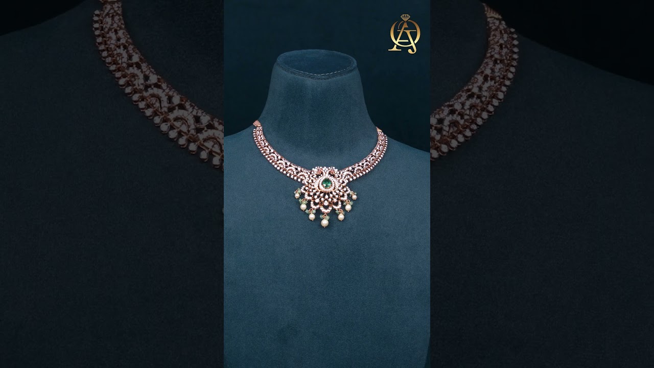 Ajay OmPrakash Jewellers | Diamond Necklace | 📲 +91 99899 00002 | JNTU | Basheerbagh