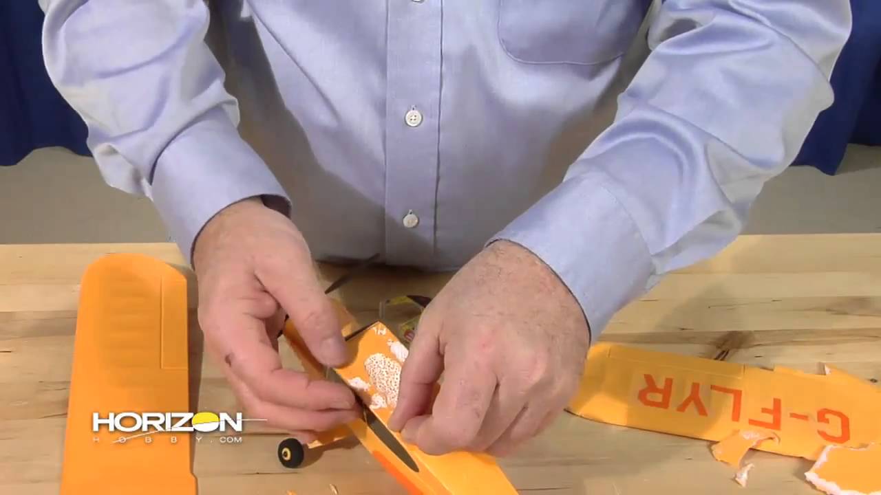 HorizonHobby.com How To - HobbyZone Champ Wing Replacement