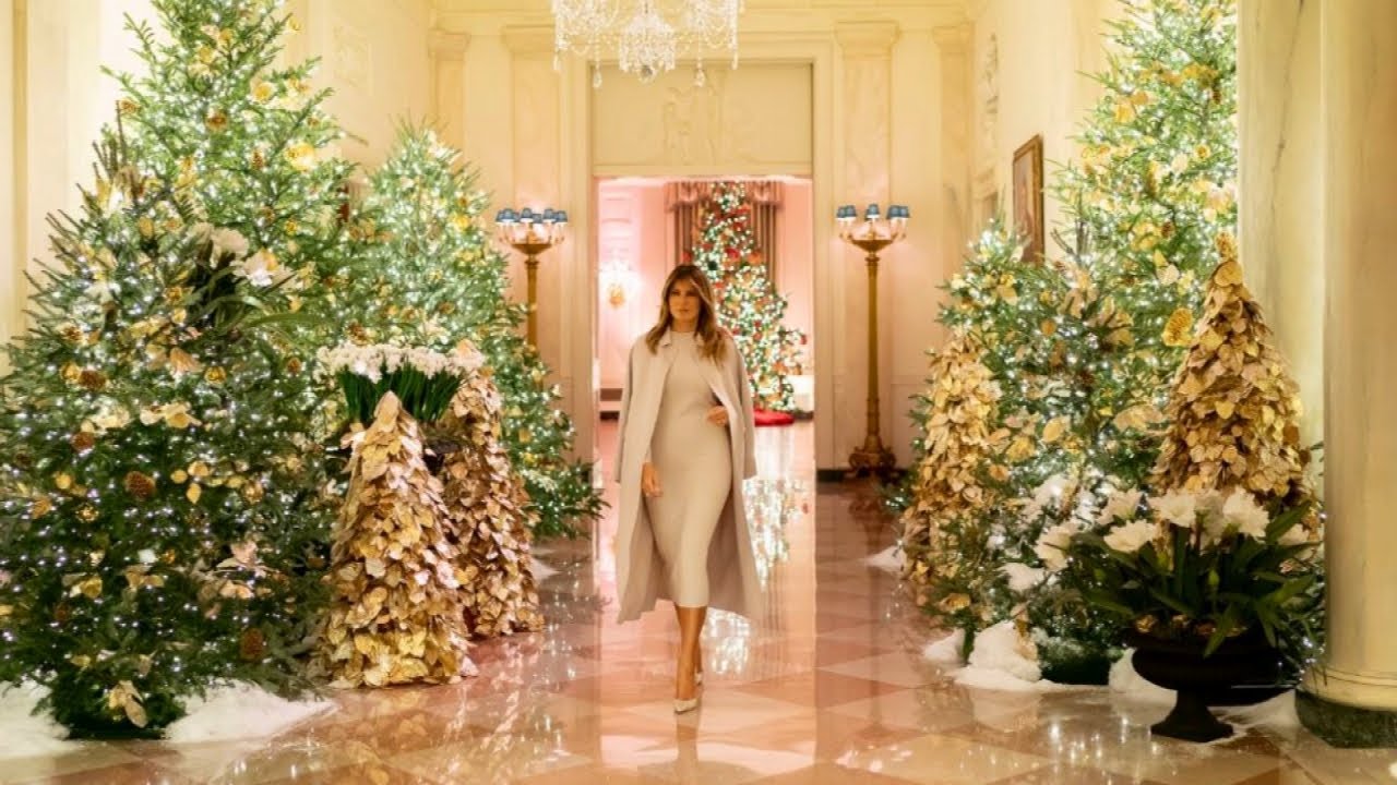 Inside Melania Trump&rsquo;s White House Christmas Decorations