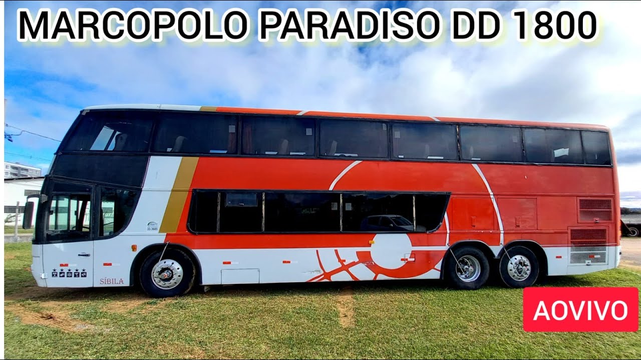 TOUR NO MARCOPOLO PARADISO DD 1800 SCANIA K113 ANO 1997 A VENDA POR R$ 135.000,00