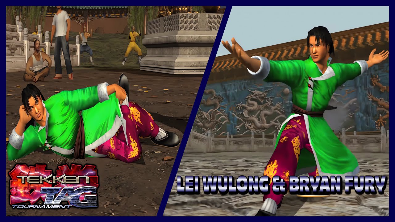 TEKKEN TAG TOURNAMENT [PS2] Arcade Mode – Lei Wulong & Bryan Fury Gameplay [4K 60FPS]