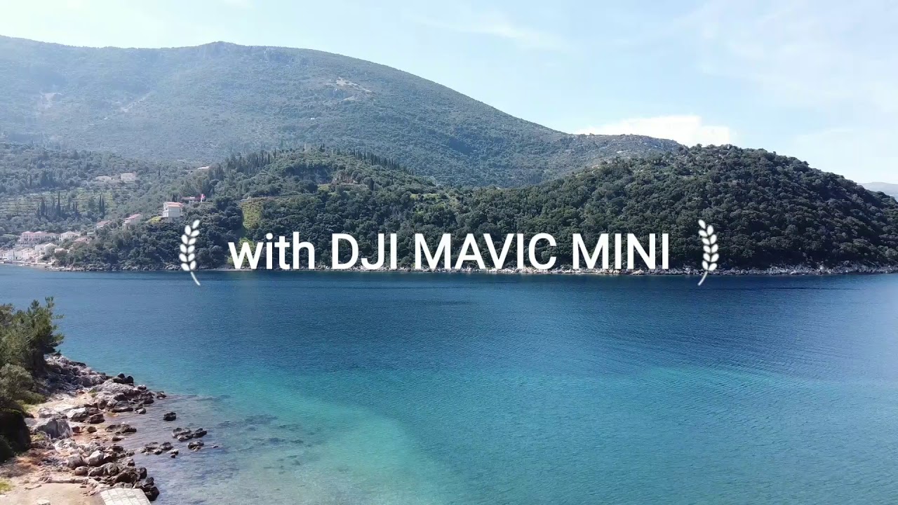 Loutsa Beach Of Ithaca Island with DJI MAVIC MINI 12-03-2021 12:30 pm