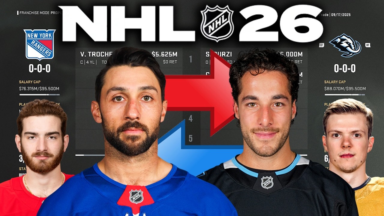 NHL 26 &mdash; СИМУЛЯЦИЯ ОБМЕНА ТРОЧЕКА В &laquo;ЮТУ&raquo;