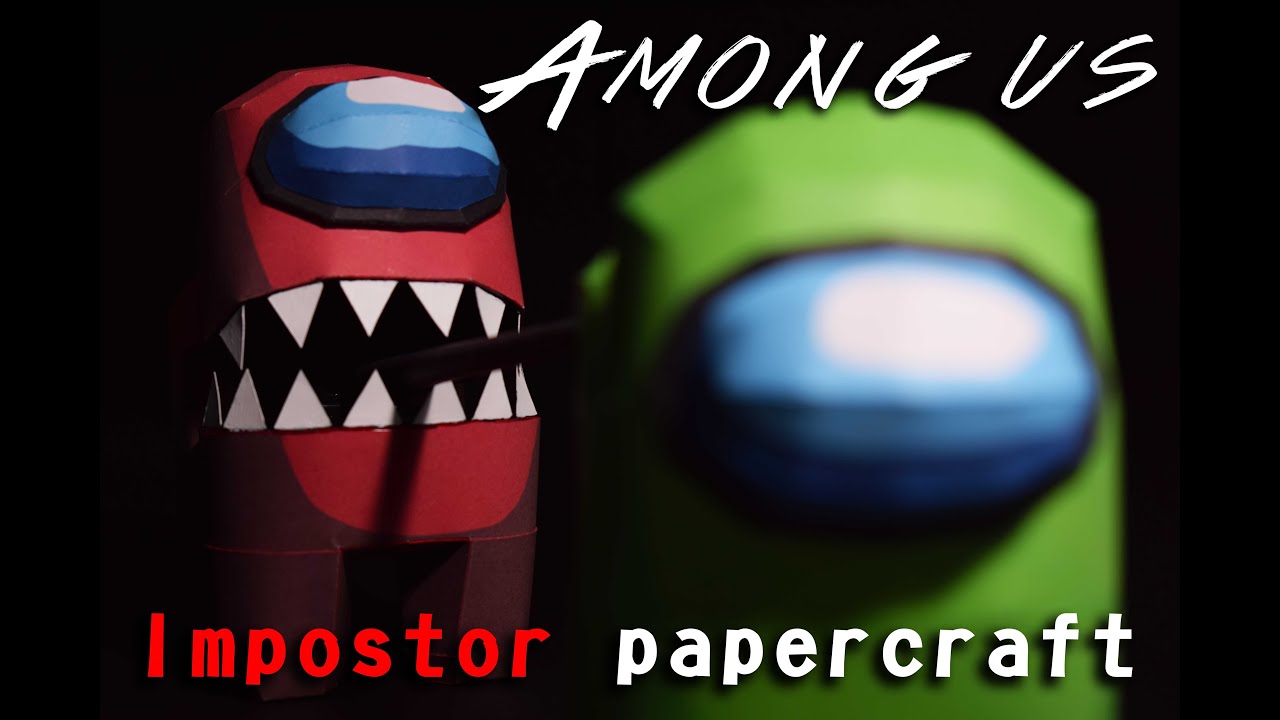 Among Us Impostor | PAPERCRAFT TUTORIAL