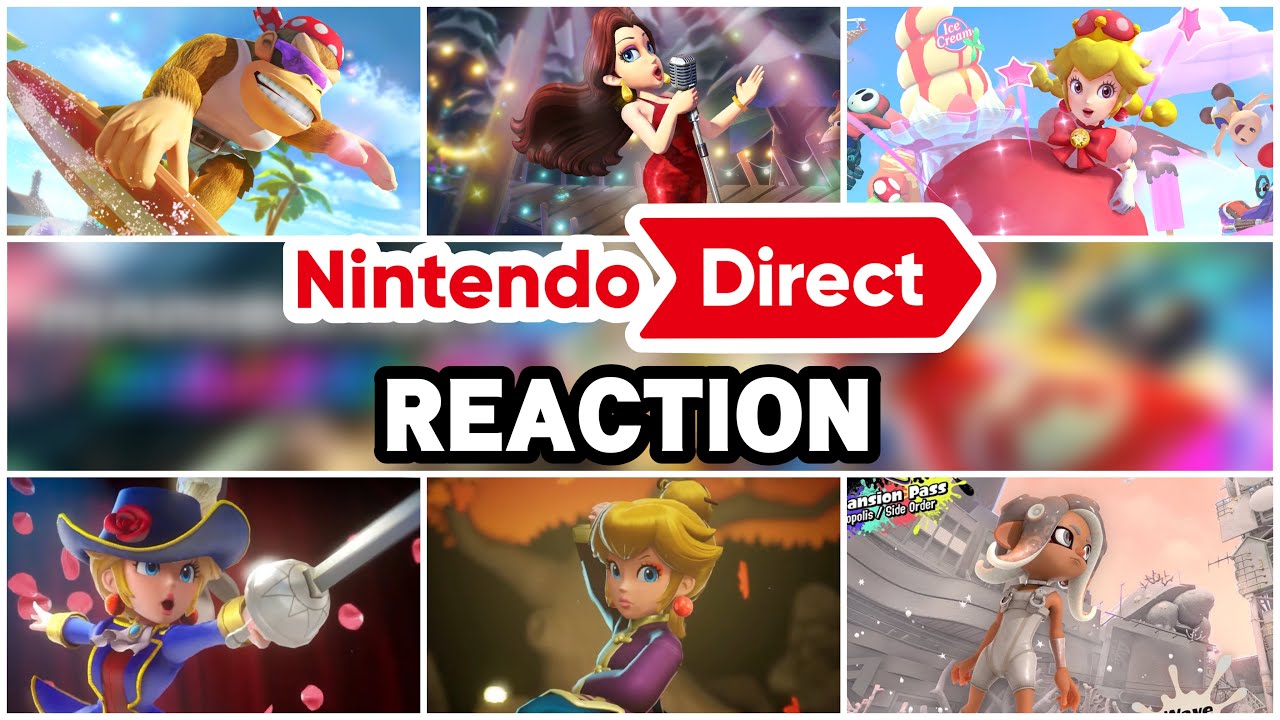Mario Kart Wave 6 & Princess Peach Showtime TRAILER REACTION (Nintendo Direct)
