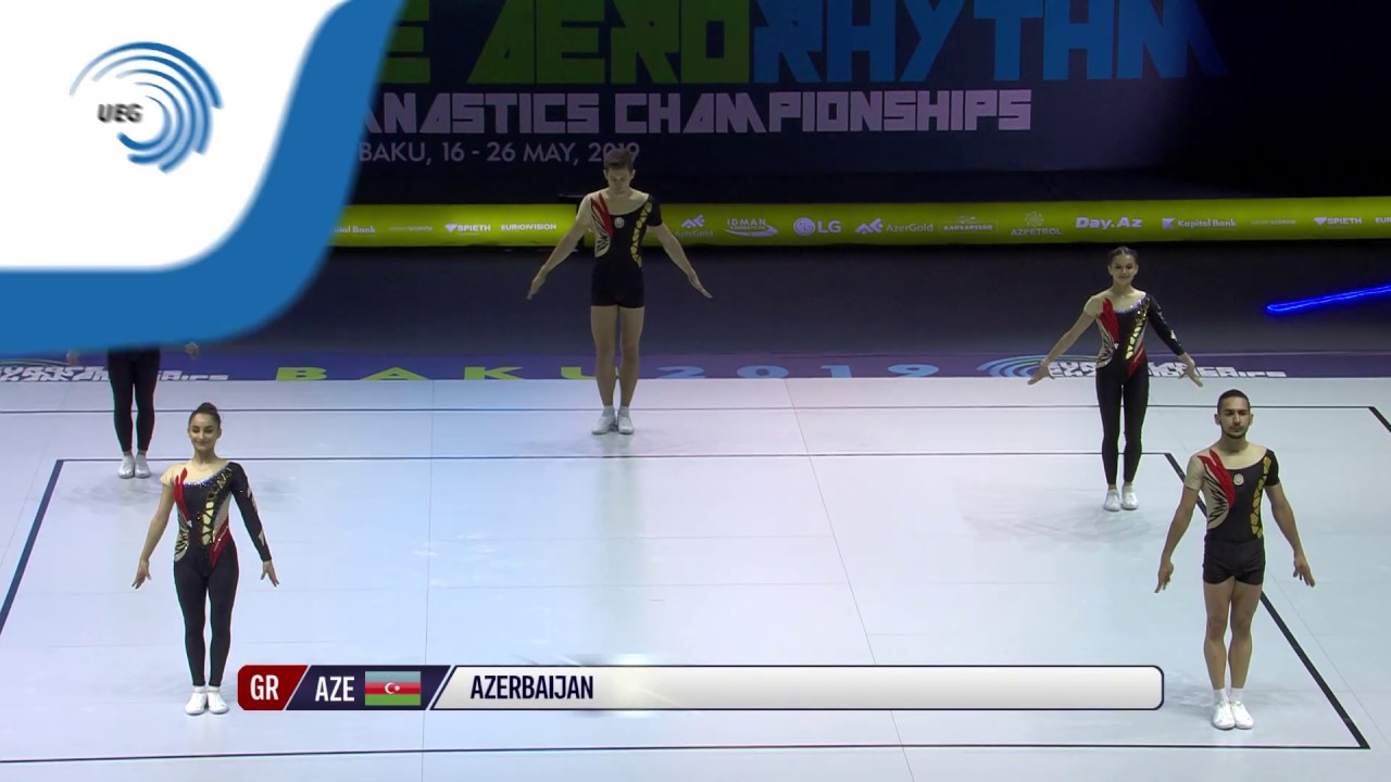 Azerbaijan - 2019 Aerobics Europeans, group final