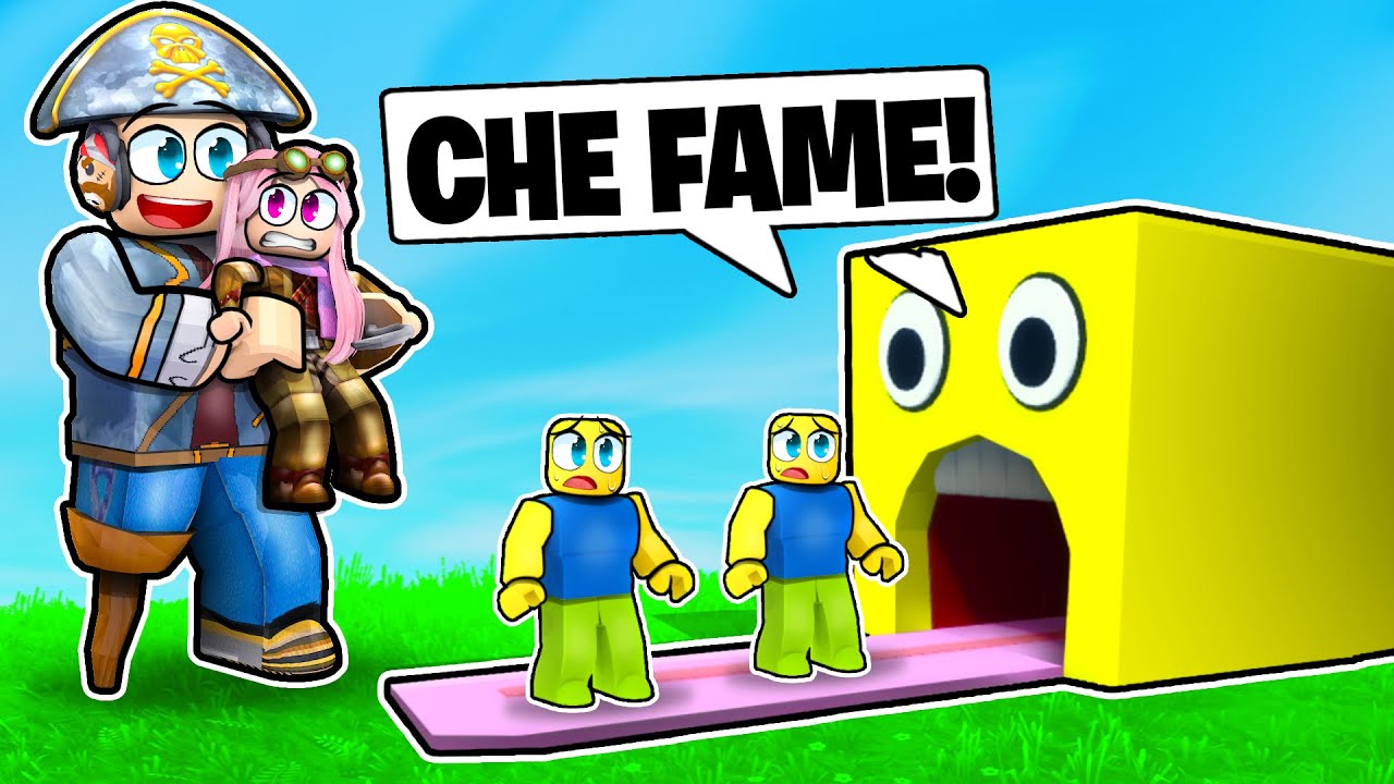 FAI MANGIARE IL NOOB GIGANTE FINO AD ESPLODERE! - ROBLOX