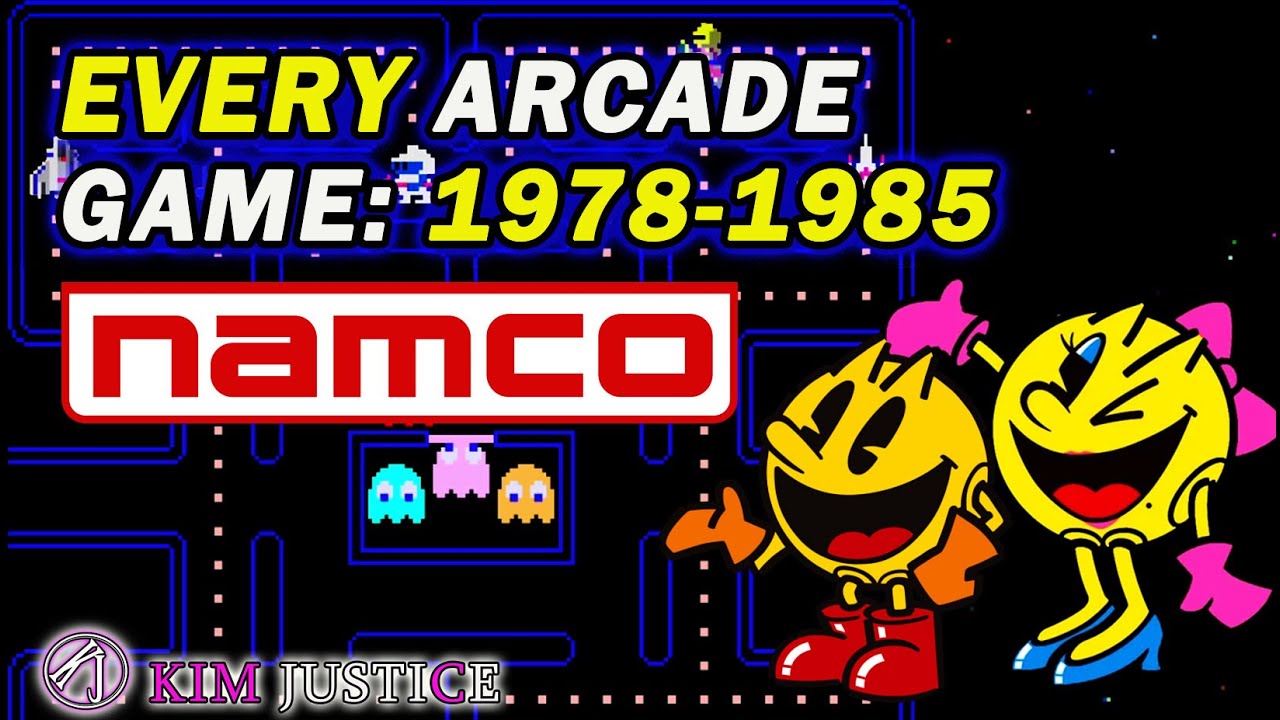 The A-Z of NAMCO's 1980's Arcade Games: The Golden Age (1978-1985) | Kim Justice