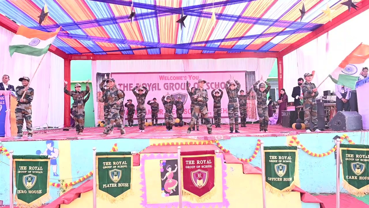 'The Rising Royals' Act Performance in Annual Function by Sahi Ram  Sen Sec School Meham