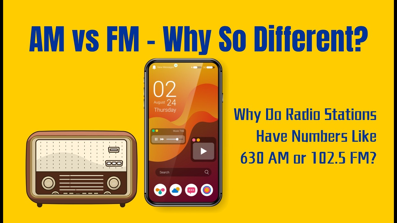 Why Do Radio Stations Have Numbers Like 630 AM or 102.5 FM? | How AM and FM Really Work