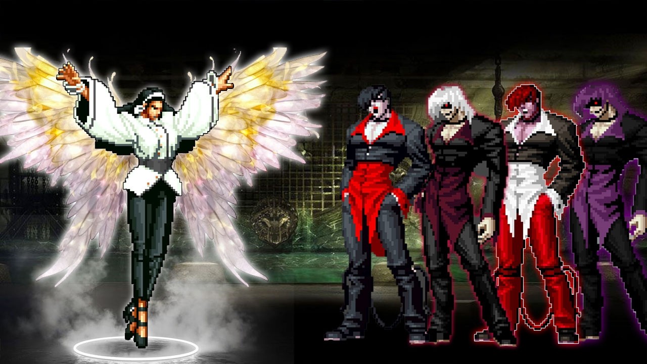 [Mugen KOF] Chizuru Kagura AidA Vs Super Iori Yagami Team