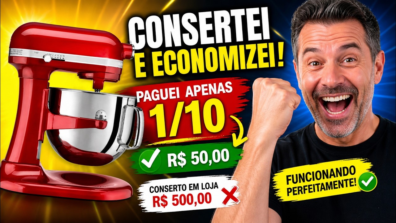 CONSERTO BATEDEIRA KITCHENAID PRO LINE 6,9L - KITCHENAID MIXER REPAIR