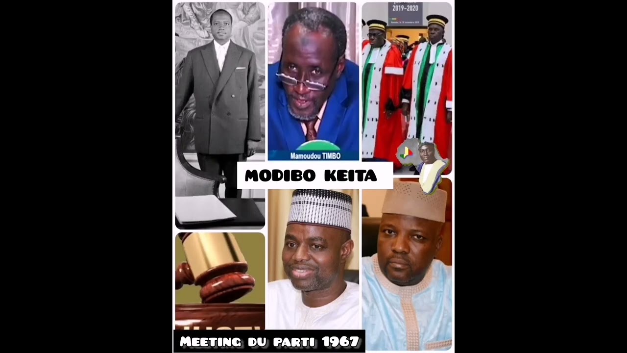 MODIBO KEITA Meeting du parti 1967 À Propos de Justice Écoute pour  comprendre en Langue Mandenkan