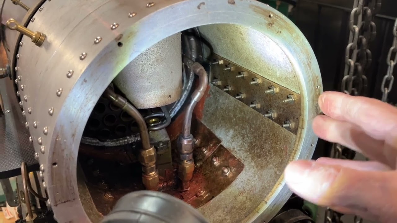Allen Mogul Steam line repair. 