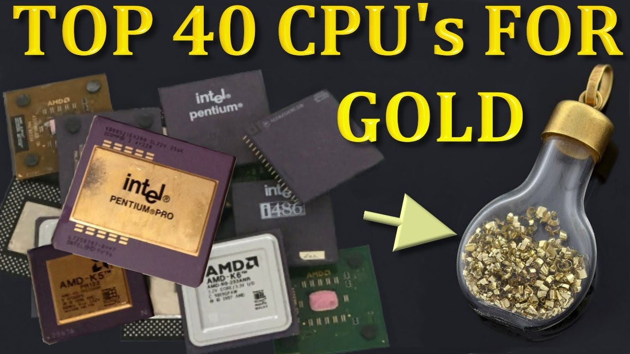 Best 40 CPU's for gold recovery THE COMPLETE LIST