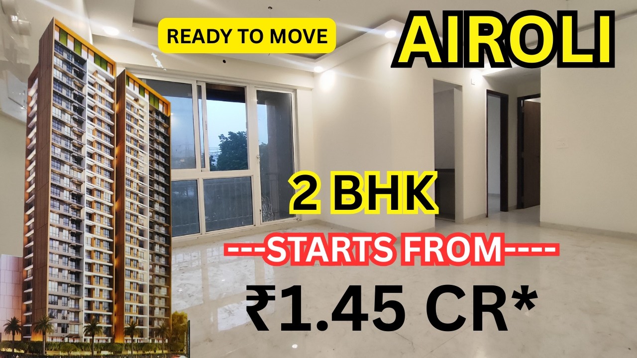 2 BHK flat for sale in Airoli ll Luxury Apartment ll 7506936313