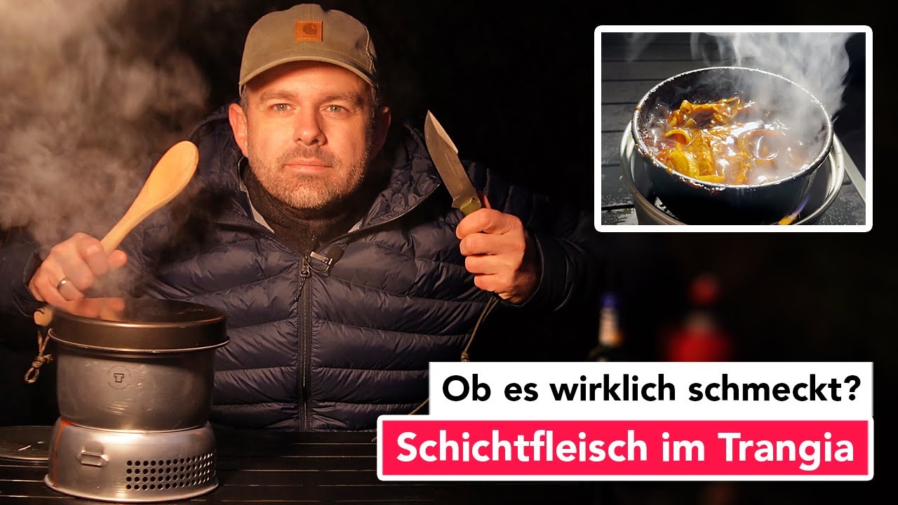 Schichtfleisch aus dem Trangia – Richtig kochen mit dem Trangia! 🍖🔥