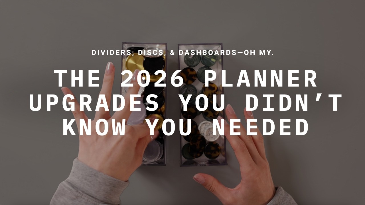 2026 Dated Inserts Part 2: Planner Covers, & Accessories to Elevate Your Setup | Cloth & Paper