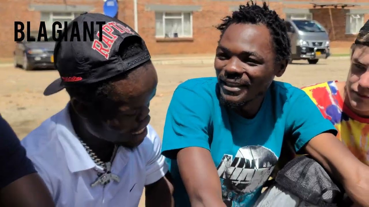 mr mbare ganda bla giant in happy mood