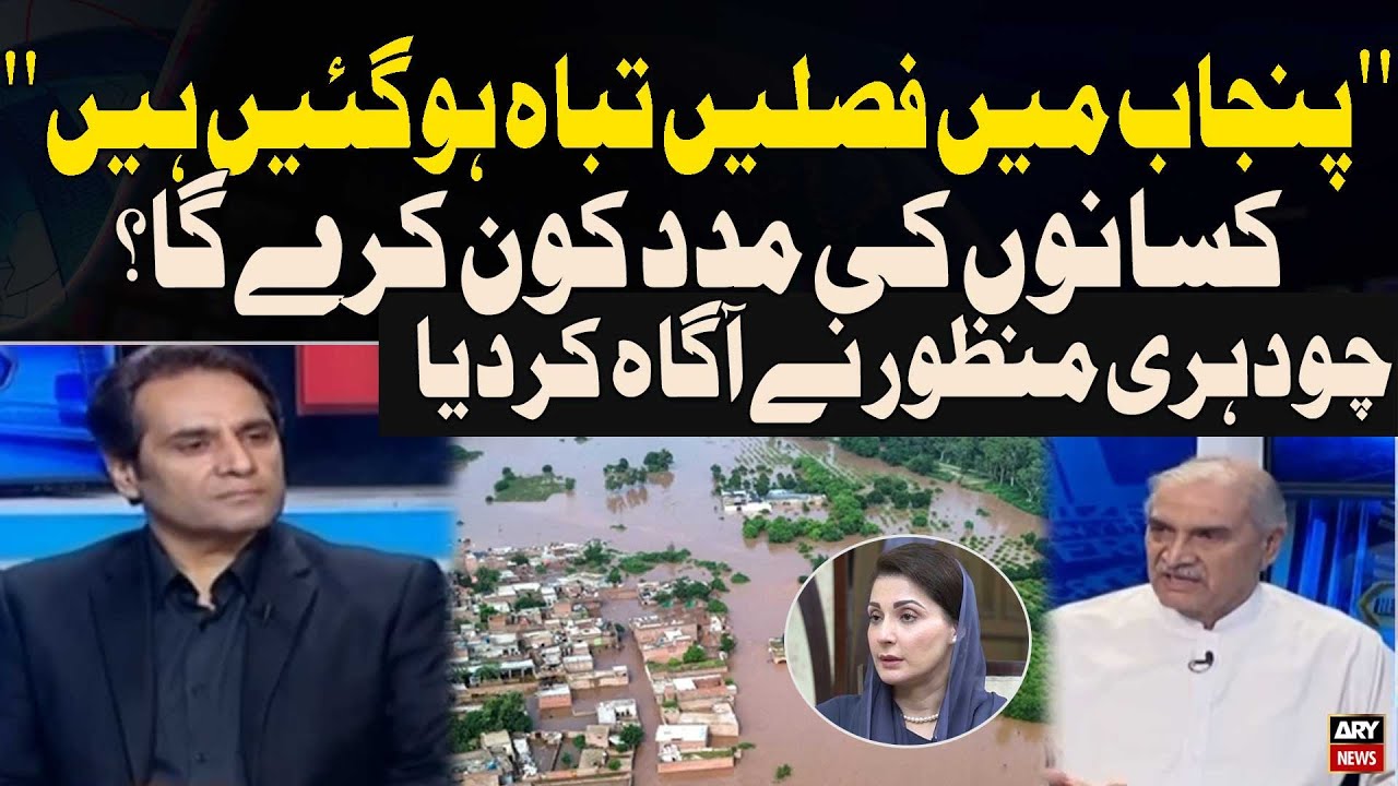 Punjab Crops Destroyed - Who Will Help Farmers? Chaudhry Manzoor Comment