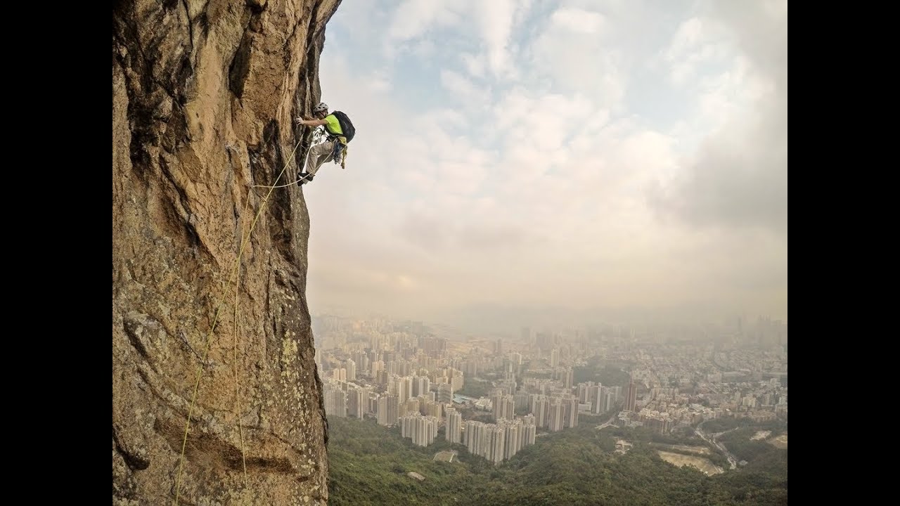 Hang's climbing story at Lion Rock