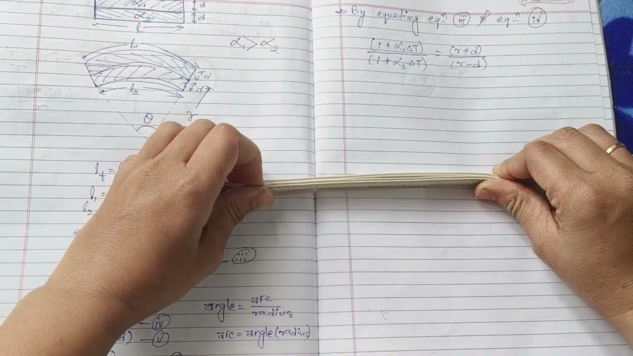 Bimetallic strip | heat capacity and thermal specific heat | clas 11th