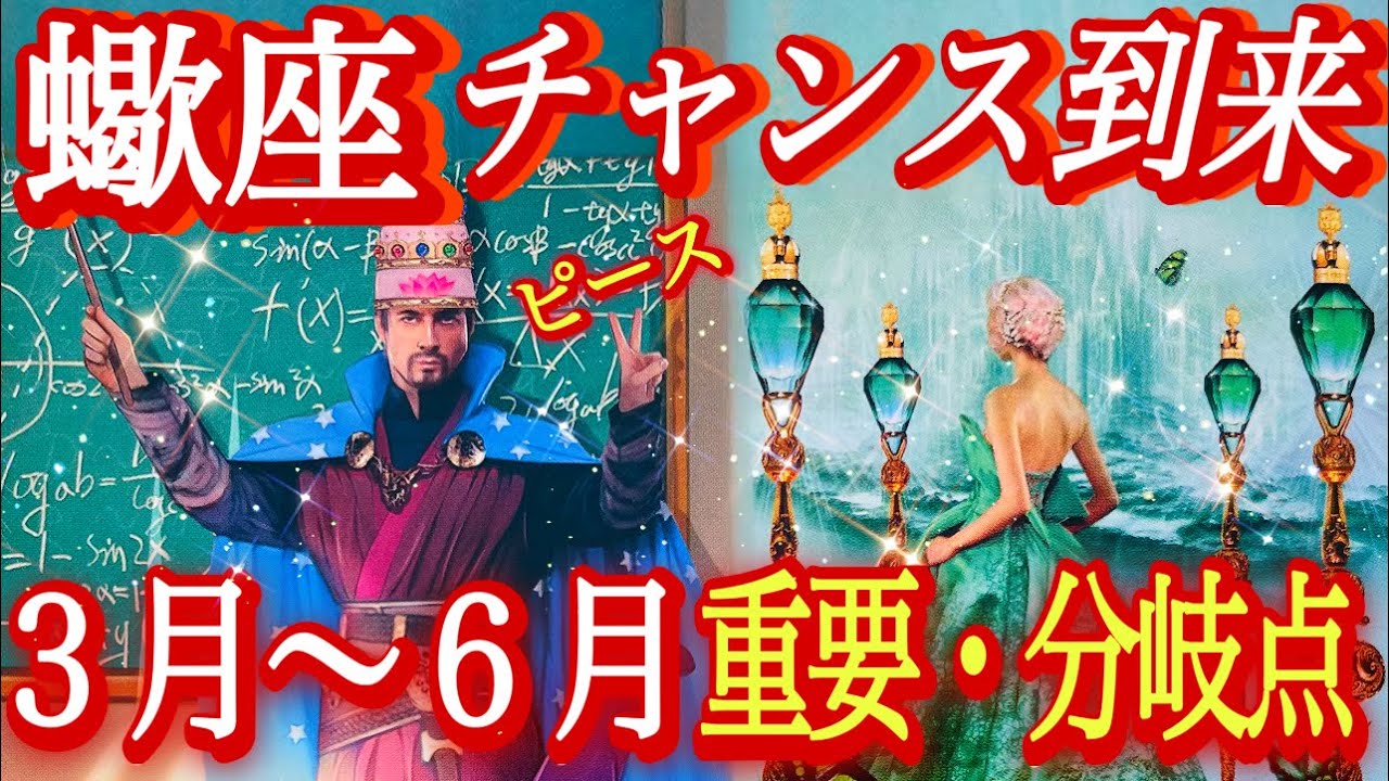 ♏️蠍座♏️2026年3月〜6月の運勢✨特別リーディング✨絶対見て‼️🍀✨嬉しいサプライズがやって来ます🕊️✨
