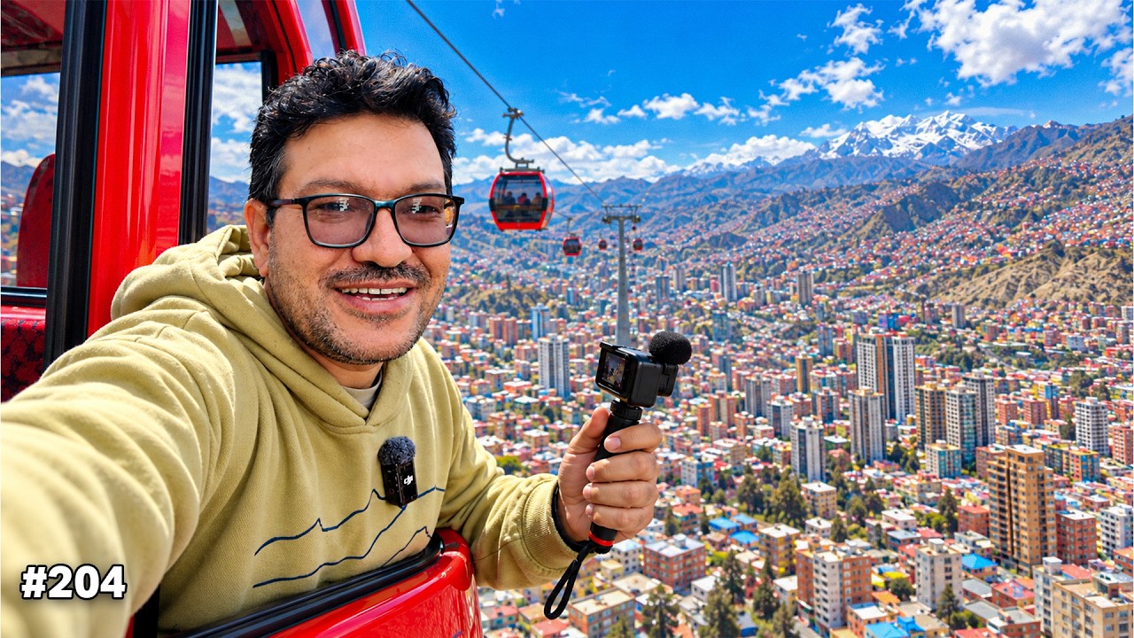 World's Highest Capital La Paz 🇧🇴 | Story 204 | Solo Motorcycle Adventure