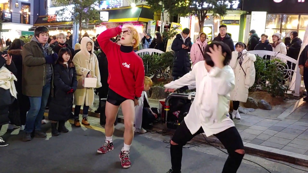 [Busking No1/HD] Red crew(레드 크루)_BTS(방탄소년단)_NOT TODAY/performance/홍대 버스킹/Kpop dance