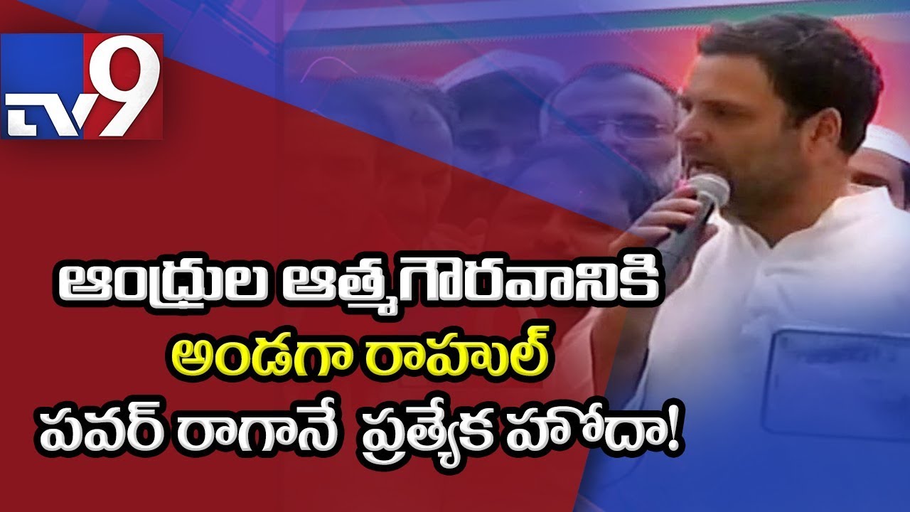 Rahul Gandhi || Congress will make AP Special Status a reality - TV9