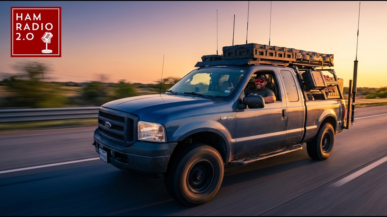 My Ham Radio Mobile Rig Setup Going to Hamcation