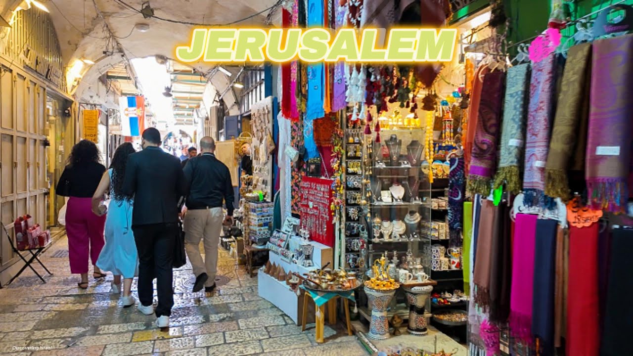 Easter Sunday in the Old City of Jerusalem. Walking Tour. Israel 2025