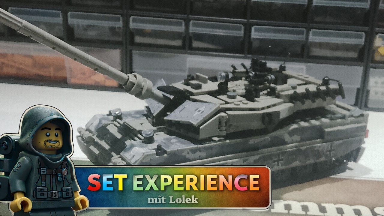 Set Experience | Temu Panzer No 1412 - Grauer Klotz mit Stickern und komischer Kette - unnötig