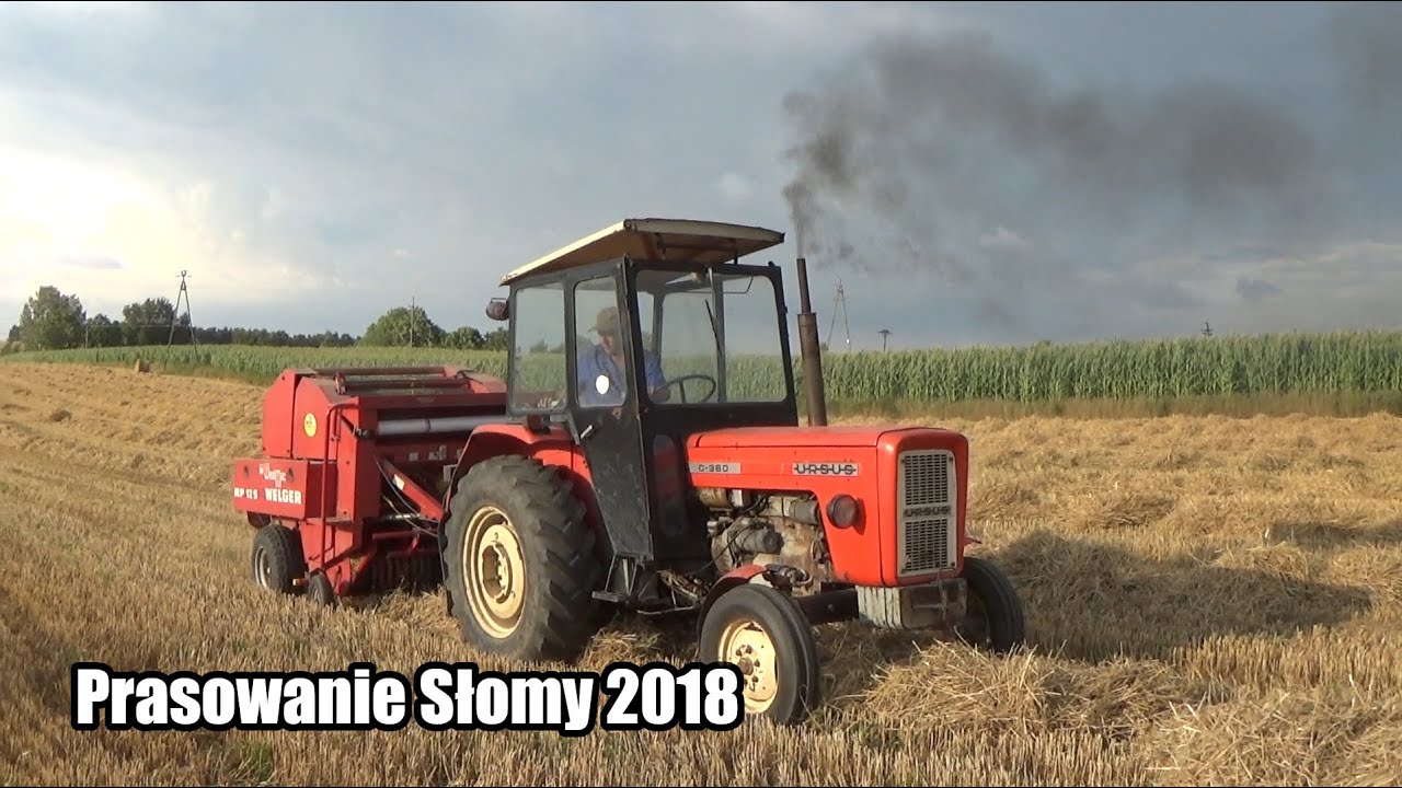 Prasowanie Słomy 2018✬Ursus✬Welger RP12 WestMac✬AGROROL