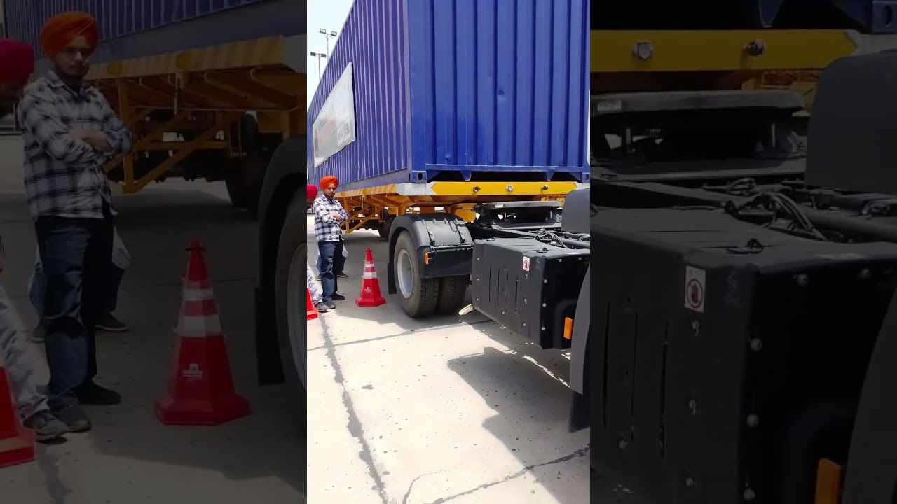 Coupling Uncoupling Of TRuck Trailer 