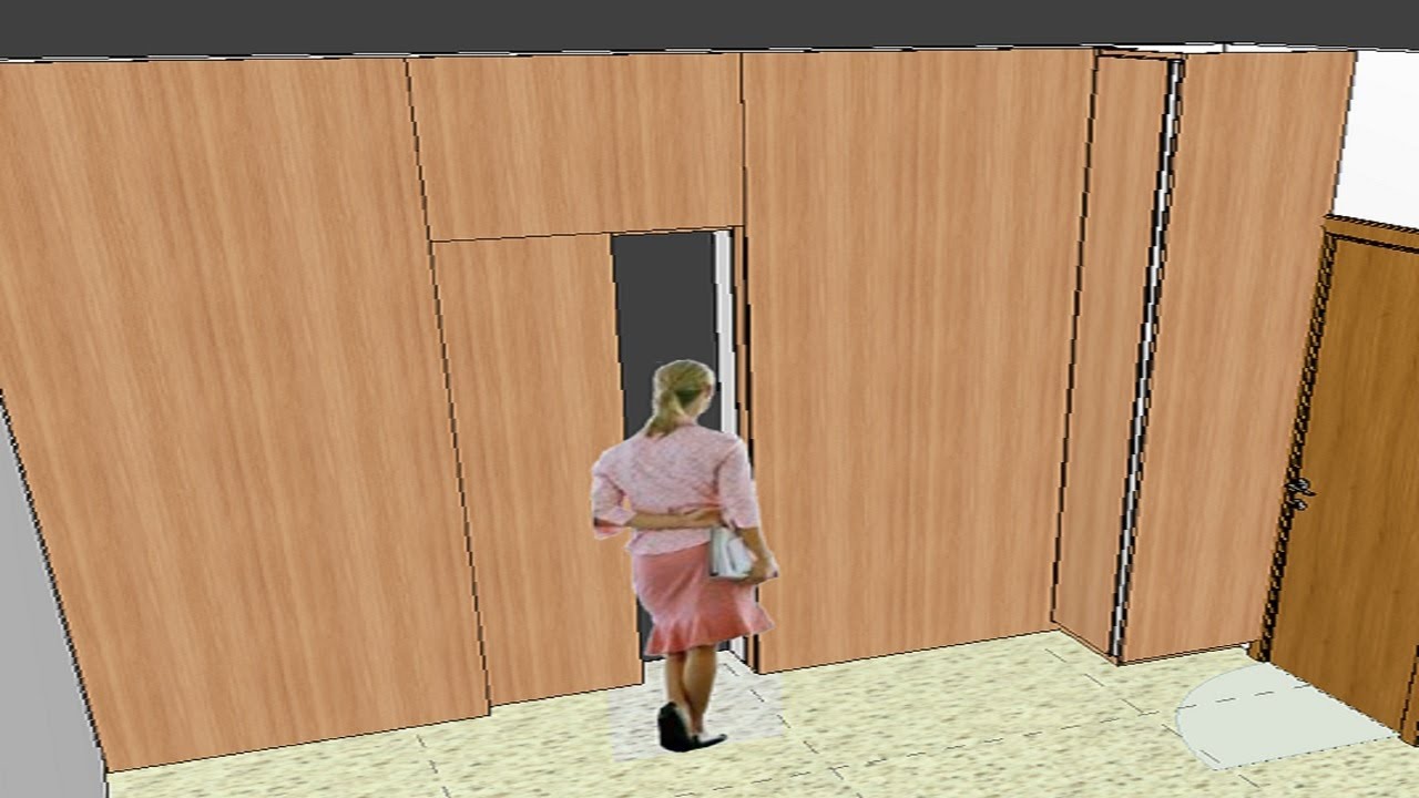 PORTA DE PASSAGEM + PAINEL COMO FAZER